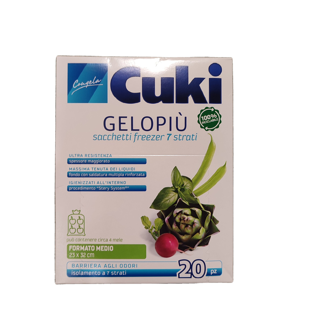 SACCHETTI GELO CUKI MEDI 20 PZ