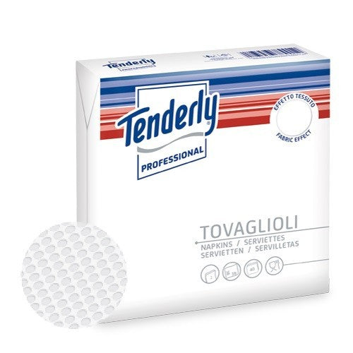 TOVAGLIOLO TENDERLY 33X33 BIANCO PZ50