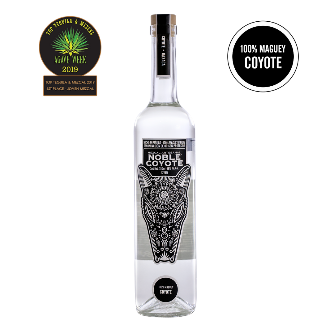 TEQUILA MEZCAL NOBLE COYOTE 0,50 L.