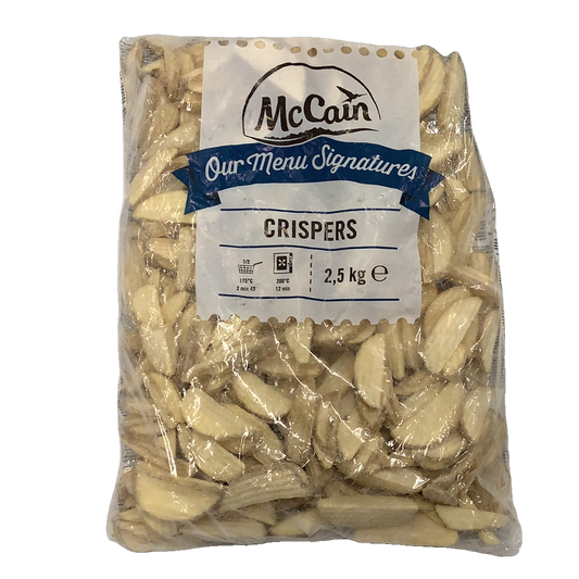 MC CAIN PATATE CRISPERS C/BUCCIA KG.2.5