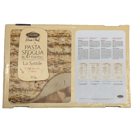 PASTA SFOGLIA SOTTILE STESA KG. 10