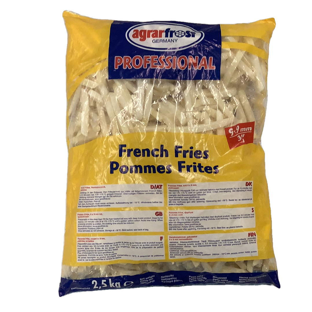 PATATE FRITTE 9/9 KG.2.5 PP